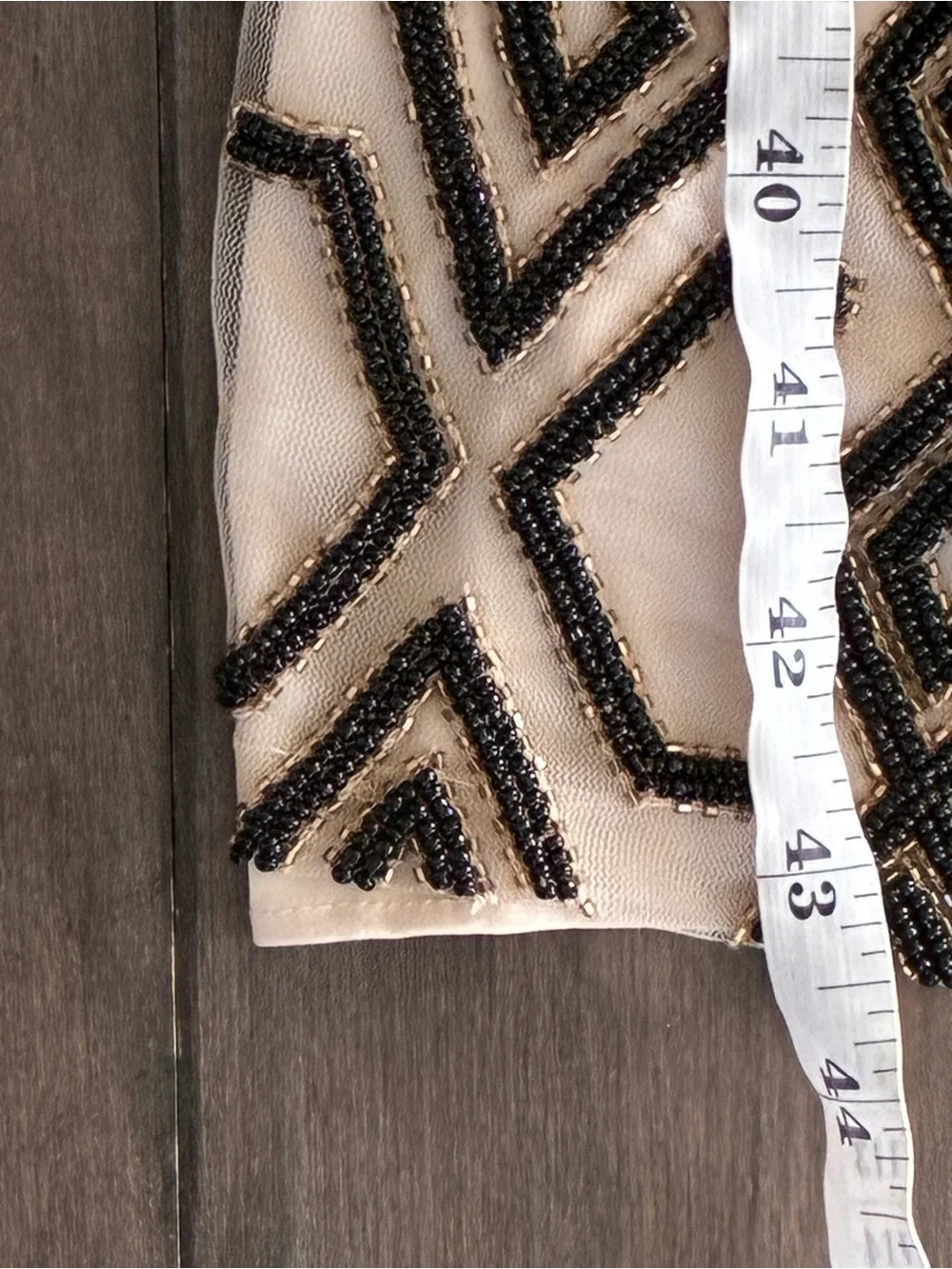 Alice + Olivia Arlette Beaded V-Neck Dress - Size 2
